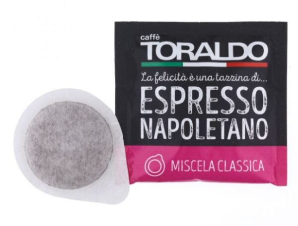 Cialde ESE 44mm Caffè Toraldo Miscela Classica