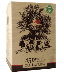 cialde ESE 44mm filtrocarta caffè strega miscela rossa